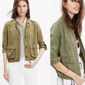 Madewell League Cargo Jacket Green Size S Classic Closet Staple Casual